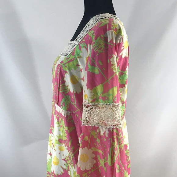 LILLY PULITZER Empire Pink Daisy dress - Picture 5 of 16